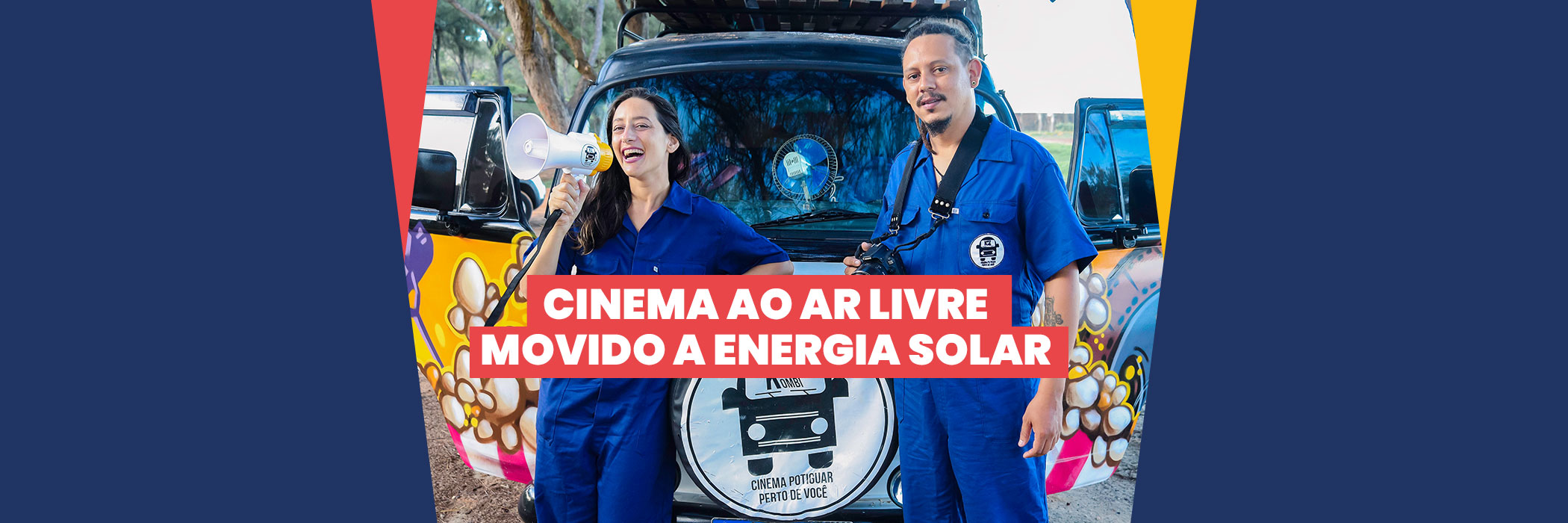 Cinema ao ar livre Slide background